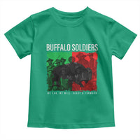 Buffalo Soldiers Toddler T Shirt 9th and 10th Cavalry Afro African American Heros - Wonder Print Shop