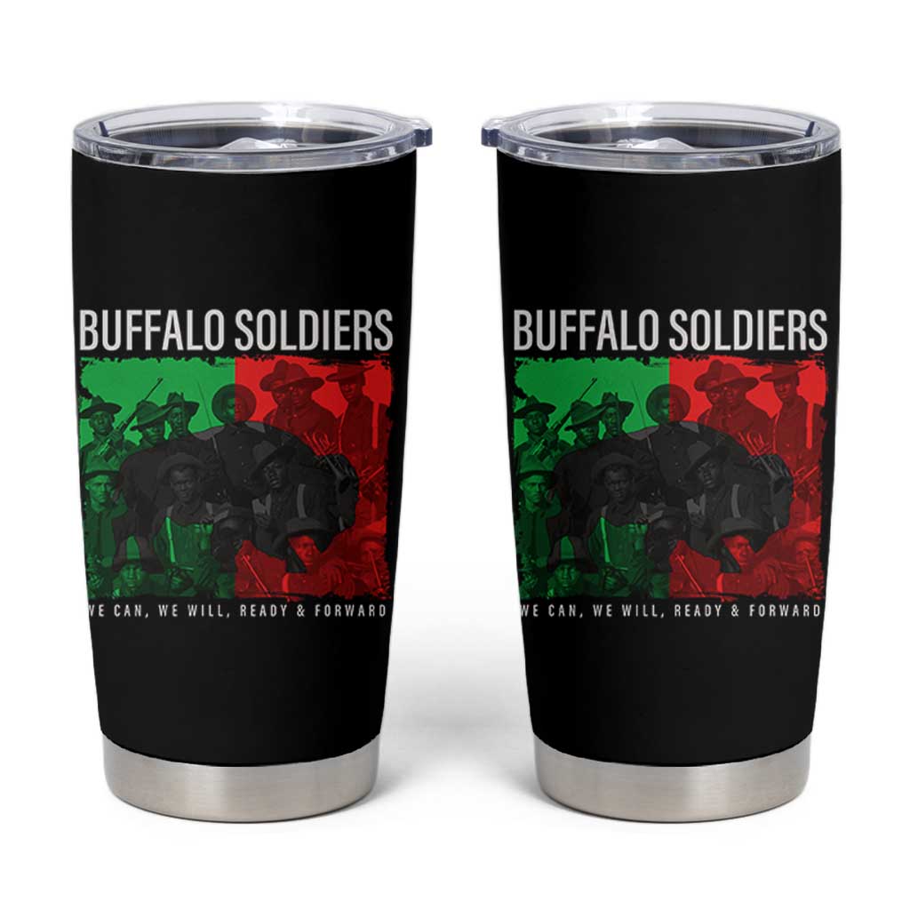 Buffalo Soldiers Tumbler Cup 9th and 10th Cavalry Afro African American Heros - Wonder Print Shop