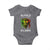 Retro Buffalo Soldiers Baby Onesie 9th and 10th Cavalry African American Heros USA Flag - Wonder Print Shop