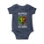 Retro Buffalo Soldiers Baby Onesie 9th and 10th Cavalry African American Heros USA Flag - Wonder Print Shop