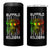 Retro Buffalo Soldiers 4 in 1 Can Cooler Tumbler 9th and 10th Cavalry African American Heros USA Flag - Wonder Print Shop