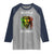 Retro Buffalo Soldiers Raglan Shirt 9th and 10th Cavalry African American Heros USA Flag - Wonder Print Shop