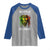 Retro Buffalo Soldiers Raglan Shirt 9th and 10th Cavalry African American Heros USA Flag - Wonder Print Shop