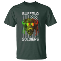 Retro Buffalo Soldiers T Shirt 9th and 10th Cavalry African American Heros USA Flag - Wonder Print Shop