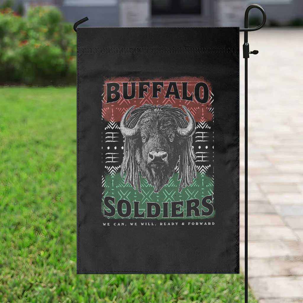 Buffalo Soldiers Garden Flag Retro African American Black History - Wonder Print Shop