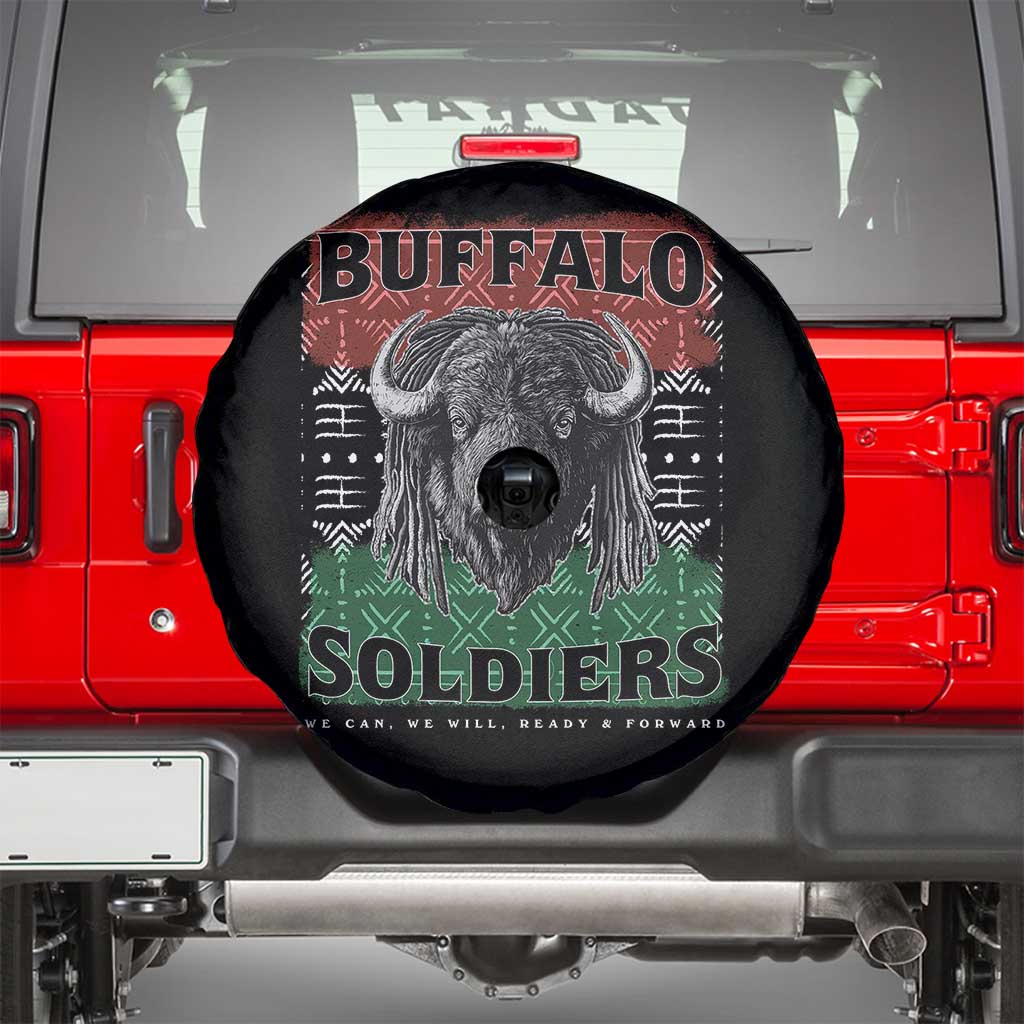 Buffalo Soldiers Spare Tire Cover Retro African American Black History - Wonder Print Shop