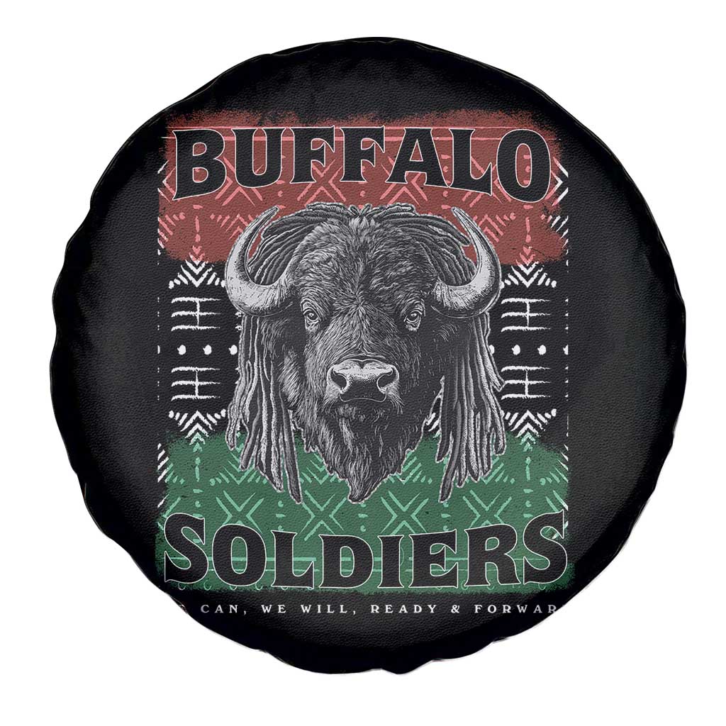 Buffalo Soldiers Spare Tire Cover Retro African American Black History - Wonder Print Shop