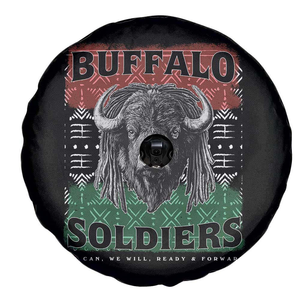 Buffalo Soldiers Spare Tire Cover Retro African American Black History - Wonder Print Shop