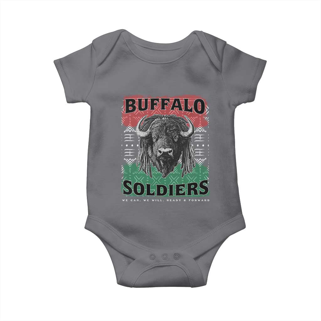 Buffalo Soldiers Baby Onesie Retro African American Black History - Wonder Print Shop