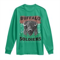Buffalo Soldiers Long Sleeve Shirt Retro African American Black History - Wonder Print Shop