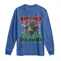 Buffalo Soldiers Long Sleeve Shirt Retro African American Black History - Wonder Print Shop