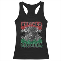 Buffalo Soldiers Racerback Tank Top Retro African American Black History - Wonder Print Shop