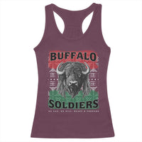 Buffalo Soldiers Racerback Tank Top Retro African American Black History - Wonder Print Shop