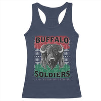 Buffalo Soldiers Racerback Tank Top Retro African American Black History - Wonder Print Shop