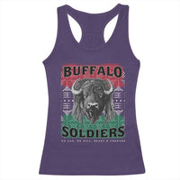 Buffalo Soldiers Racerback Tank Top Retro African American Black History - Wonder Print Shop