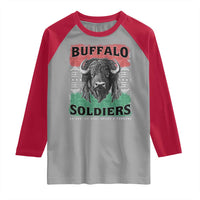 Buffalo Soldiers Raglan Shirt Retro African American Black History - Wonder Print Shop