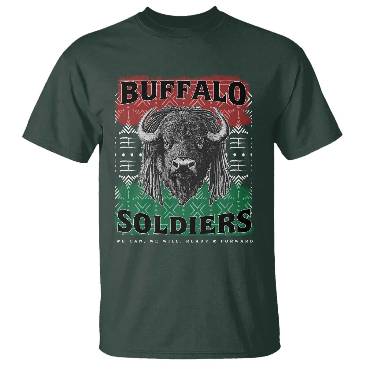 Buffalo Soldiers T Shirt Retro African American Black History - Wonder Print Shop