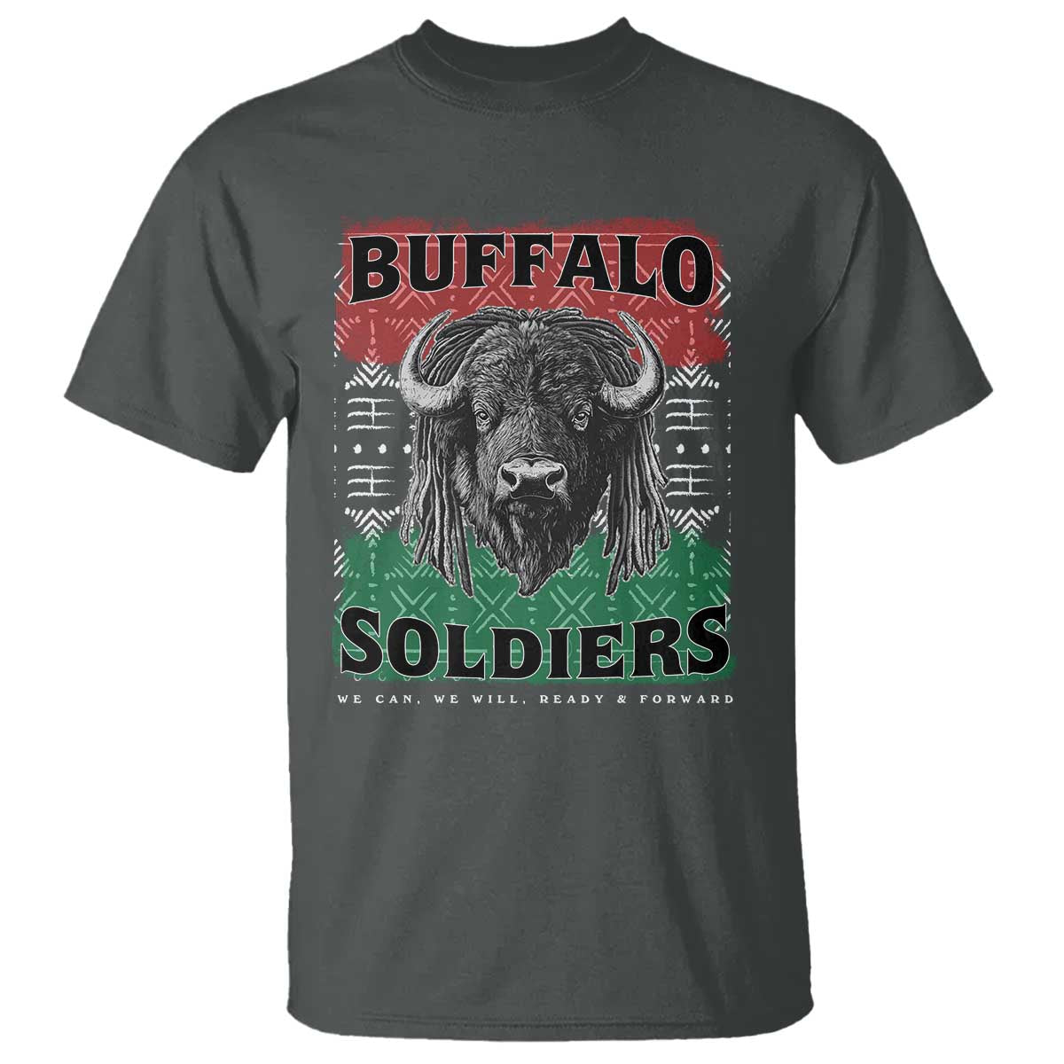 Buffalo Soldiers T Shirt Retro African American Black History - Wonder Print Shop