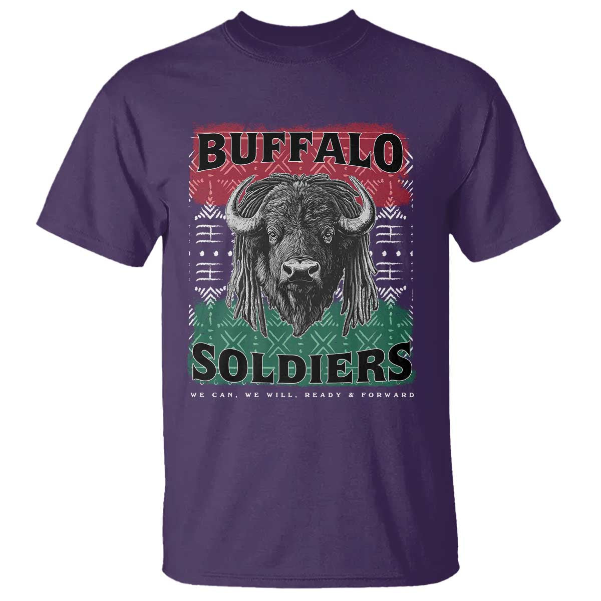 Buffalo Soldiers T Shirt Retro African American Black History - Wonder Print Shop