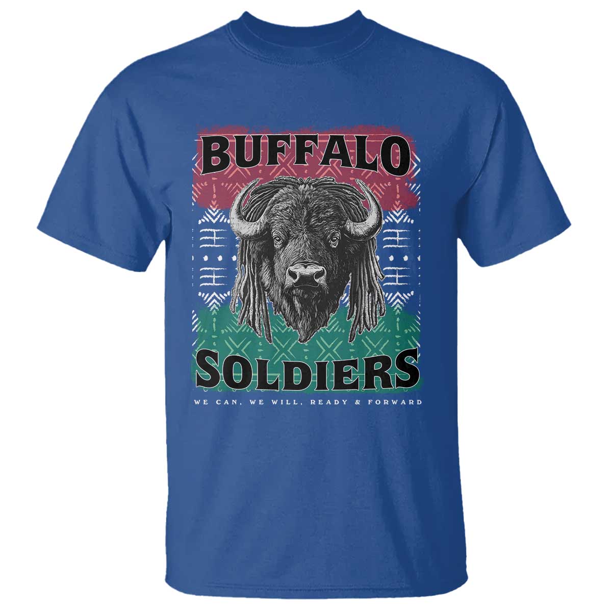 Buffalo Soldiers T Shirt Retro African American Black History - Wonder Print Shop