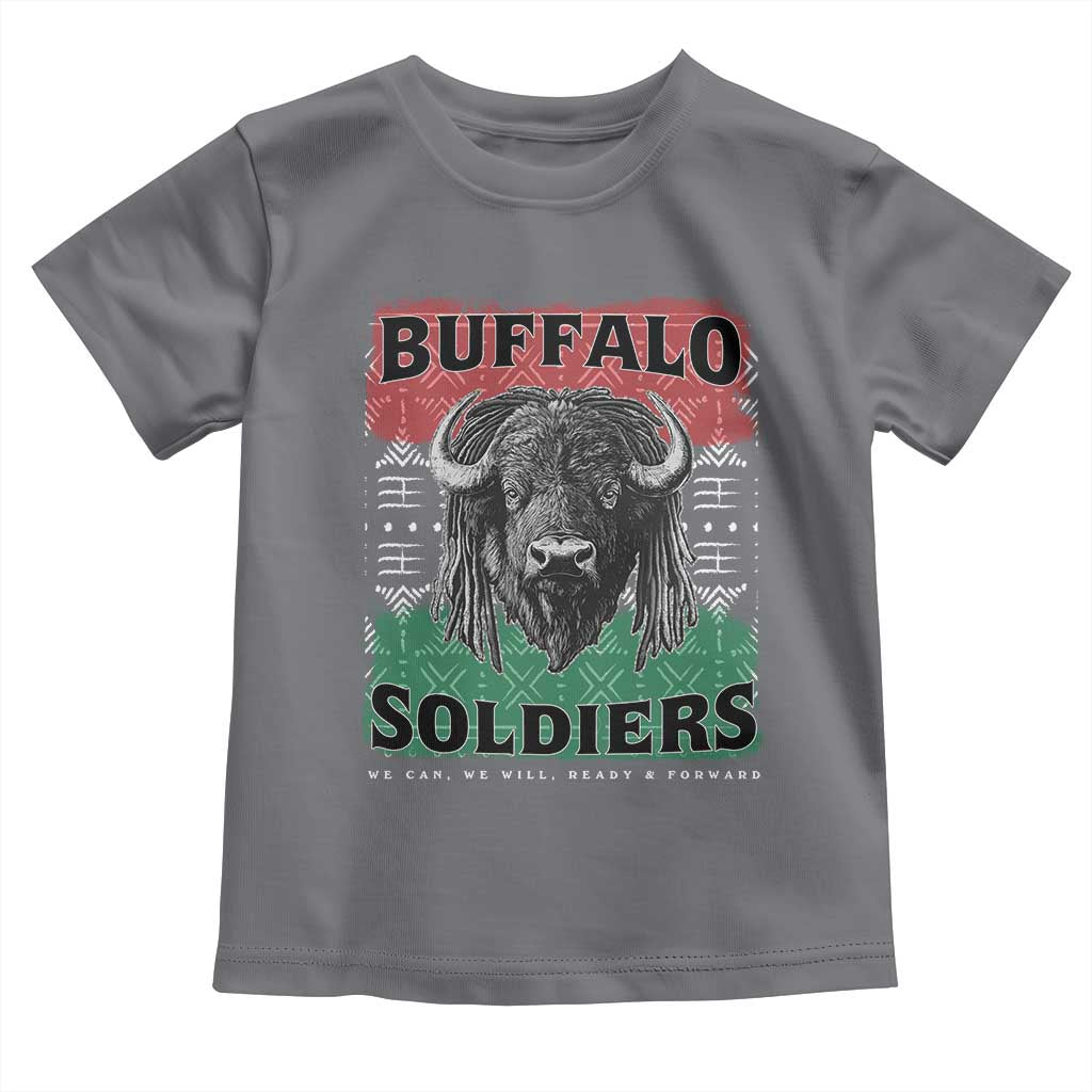 Buffalo Soldiers Toddler T Shirt Retro African American Black History - Wonder Print Shop