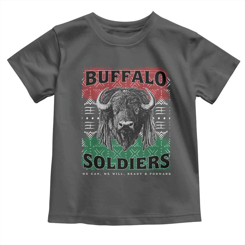 Buffalo Soldiers Toddler T Shirt Retro African American Black History - Wonder Print Shop
