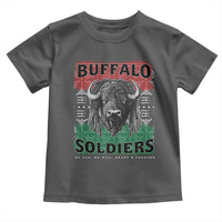 Buffalo Soldiers Toddler T Shirt Retro African American Black History - Wonder Print Shop