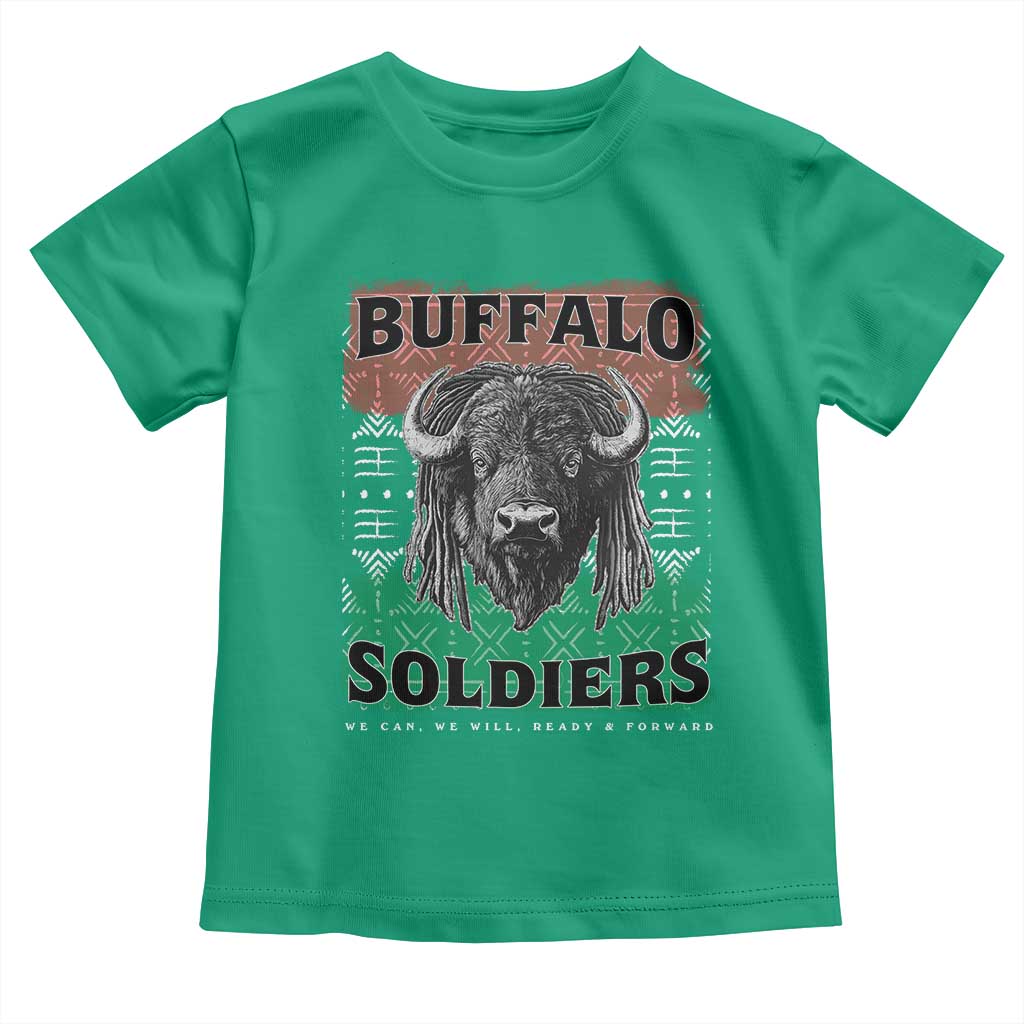 Buffalo Soldiers Toddler T Shirt Retro African American Black History - Wonder Print Shop