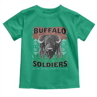 Buffalo Soldiers Toddler T Shirt Retro African American Black History - Wonder Print Shop
