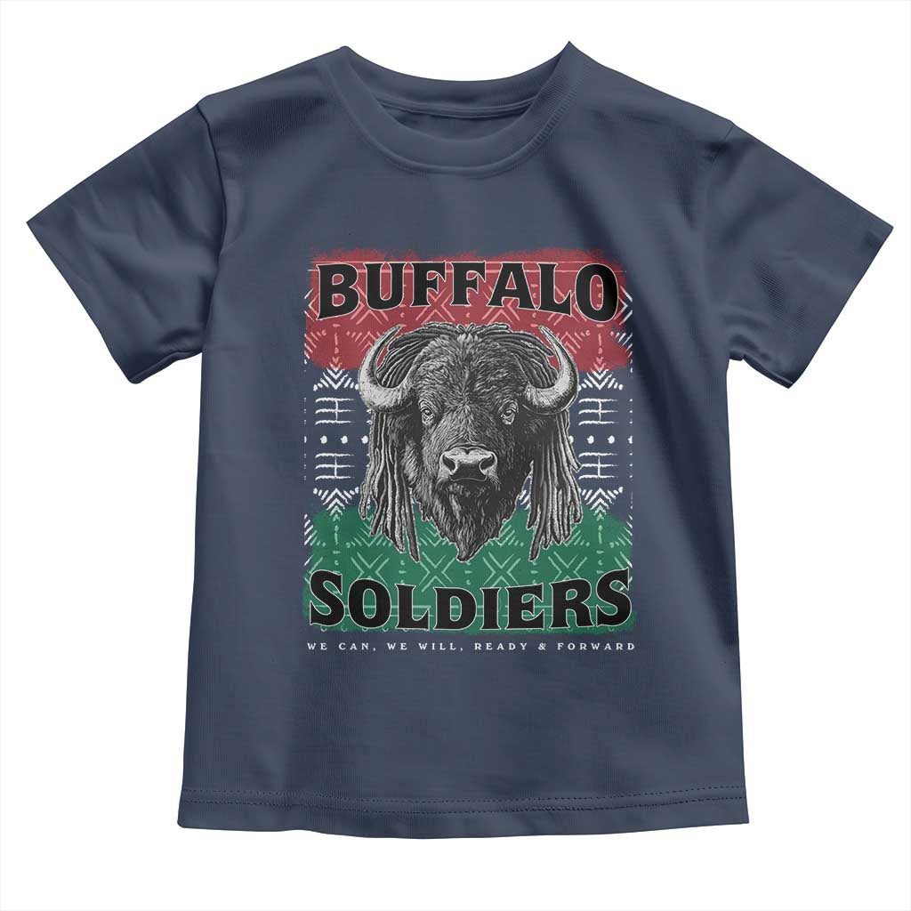 Buffalo Soldiers Toddler T Shirt Retro African American Black History - Wonder Print Shop