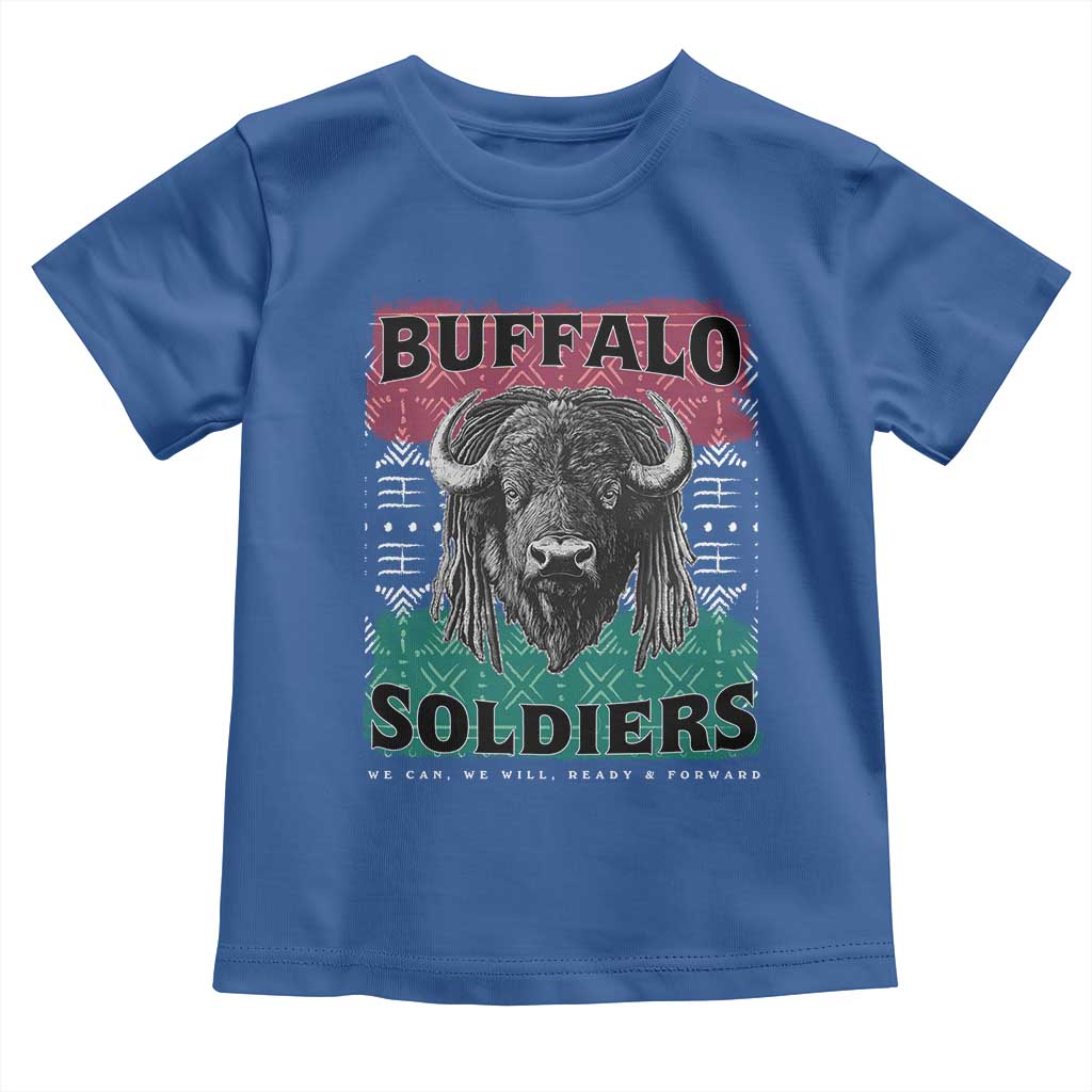 Buffalo Soldiers Toddler T Shirt Retro African American Black History - Wonder Print Shop