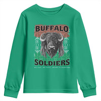 Buffalo Soldiers Youth Sweatshirt Retro African American Black History - Wonder Print Shop