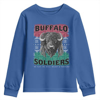 Buffalo Soldiers Youth Sweatshirt Retro African American Black History - Wonder Print Shop