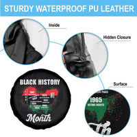 Black History Leaders Spare Tire Cover African American Milestones Map Civil Right - Wonder Print Shop