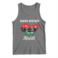 Black History Leaders Tank Top African American Milestones Map Civil Right - Wonder Print Shop