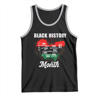 Black History Leaders Tank Top African American Milestones Map Civil Right - Wonder Print Shop
