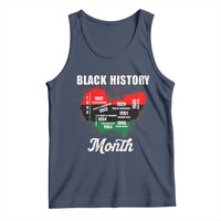 Black History Leaders Tank Top African American Milestones Map Civil Right - Wonder Print Shop