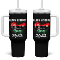 Black History Leaders Tumbler With Handle African American Milestones Map Civil Right - Wonder Print Shop