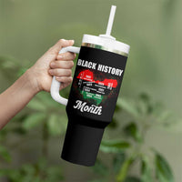 Black History Leaders Tumbler With Handle African American Milestones Map Civil Right - Wonder Print Shop