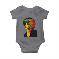 Angela Davis Inspirational Quote Baby Onesie Black History Month Afro Woman Activist - Wonder Print Shop