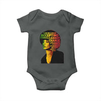 Angela Davis Inspirational Quote Baby Onesie Black History Month Afro Woman Activist - Wonder Print Shop