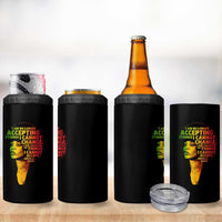 Angela Davis Inspirational Quote 4 in 1 Can Cooler Tumbler Black History Month Afro Woman Activist - Wonder Print Shop