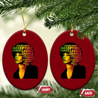 Angela Davis Inspirational Quote Ceramic Ornament Black History Month Afro Woman Activist - Wonder Print Shop