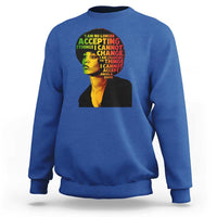 Angela Davis Inspirational Quote Sweatshirt Black History Month Afro Woman Activist - Wonder Print Shop