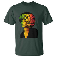 Angela Davis Inspirational Quote T Shirt Black History Month Afro Woman Activist - Wonder Print Shop