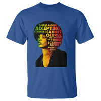 Angela Davis Inspirational Quote T Shirt Black History Month Afro Woman Activist - Wonder Print Shop