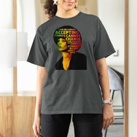 Angela Davis Inspirational Quote T Shirt For Women Black History Month Afro Woman Activist - Wonder Print Shop