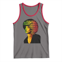 Angela Davis Inspirational Quote Tank Top Black History Month Afro Woman Activist - Wonder Print Shop