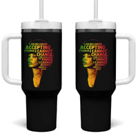 Angela Davis Inspirational Quote Tumbler With Handle Black History Month Afro Woman Activist - Wonder Print Shop