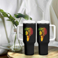 Angela Davis Inspirational Quote Tumbler With Handle Black History Month Afro Woman Activist - Wonder Print Shop